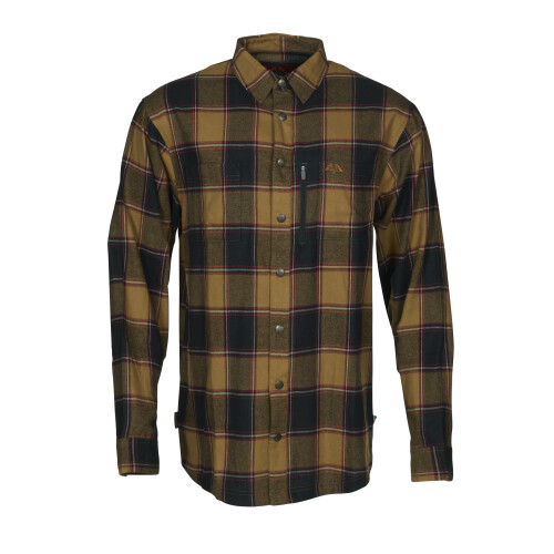 Swedteam Herren Baumwollhemd Dark Sand