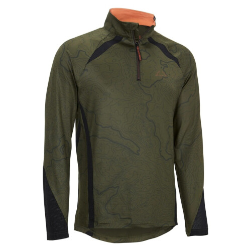 Swedteam Herren Sweater Alpha Antibite Printed Green