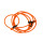 Farm-Land Hundeleine Lautlos Orange