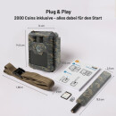 ICU CLOM Cam6 + GRATIS 3 x Speras Hochleistungsakku PB38 18650 3800mAh