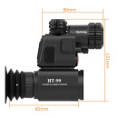 Sytong HT-99 LRF Nachtsichtger&auml;t / IR-Strahler umschaltbar 850nm + 940nm / 2K Sensor / 16mm Linse