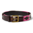 Waidmanns Unisex Pologürtel Marley Pink Weiß