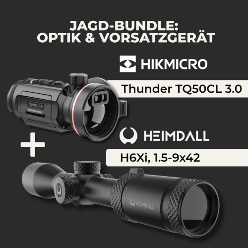Bundle Hikmicro TQ50CL 3.0 + Heimdall Zielfernrohr H6Xi 1.5-9x42