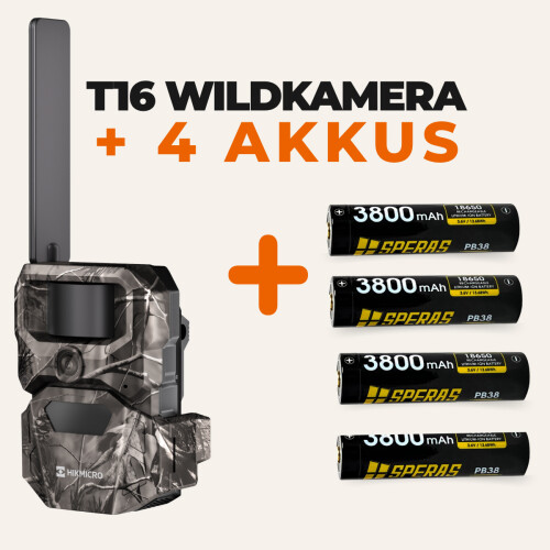 Hikmicro Wildkamera T16 Starter Bundle